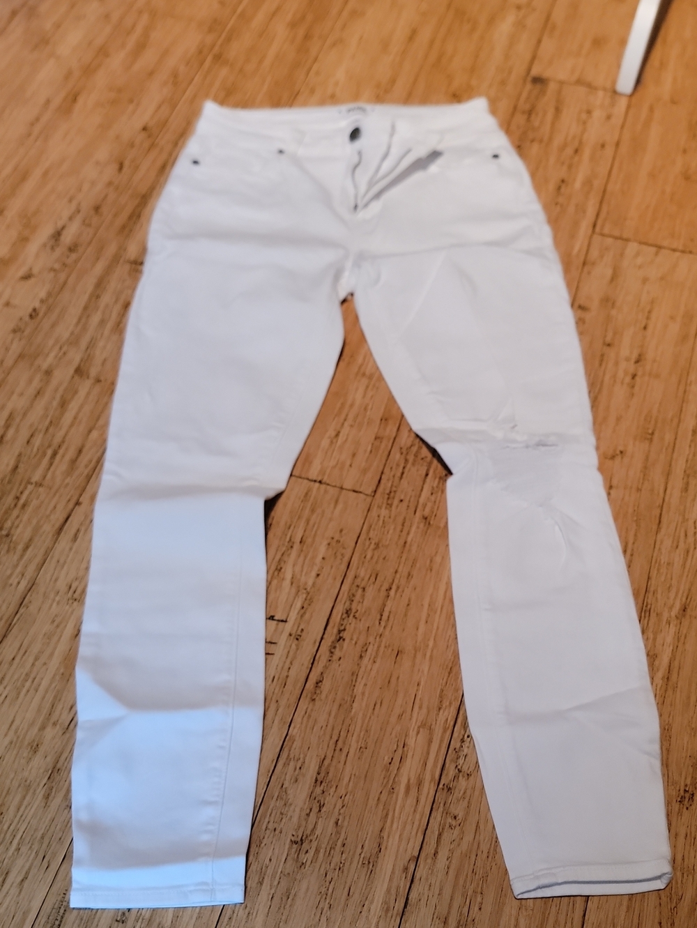 Paige Women's White Slim Fit Jeans